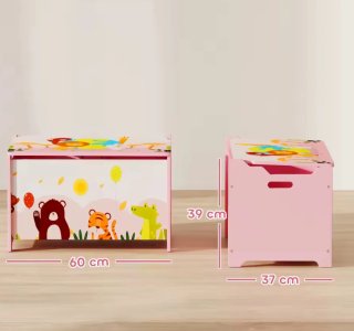 Baúl infantil de madera nueva