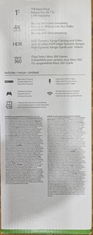 Xbox One S 1TB Blanca con lector