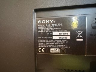 TV Sony Bravia KDL-40