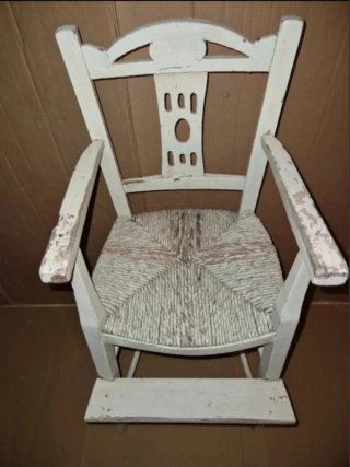 Trono para niños blanco
