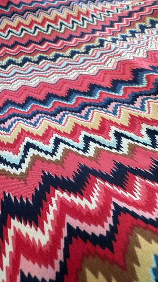 Jersey viscosa zig-zag