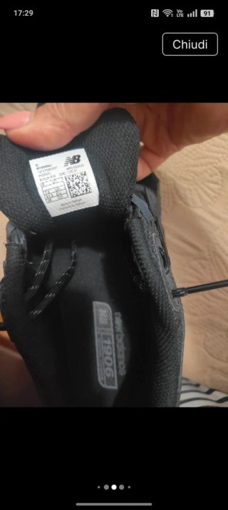 New Balance 1906 Uomo Nere