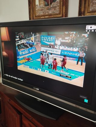 Televisión plasma Sony Negra