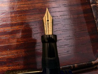 Parker Duofold Lapis Blue Marble Vintage 1920