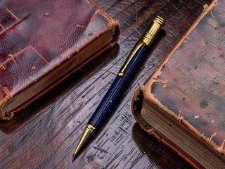 Parker Duofold Lapis Blue Marble Vintage 1920