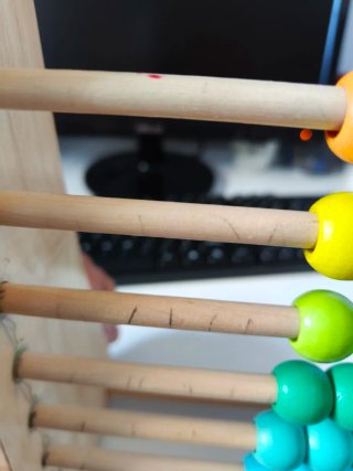Ábaco de madera infantil