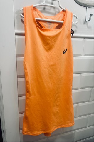 Camiseta tirantes Asics naranja