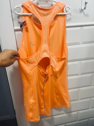 Camiseta tirantes Asics naranja