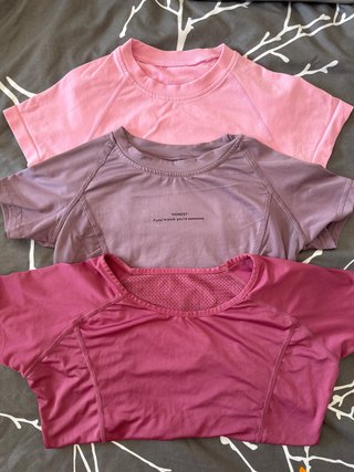Pack 3 Camisetas Deportivas Mujer