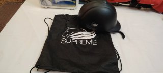 Casco Equitazione Nero Supreme