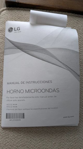 Microondas - Grill LG Blanco MS632