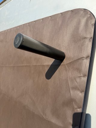 Base tapizada 150x190cm tela gris