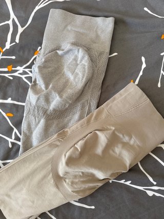 Pack 2 Mallas Deportivas Beige y Gris talla s y xs