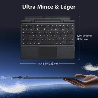 Teclado Bluetooth Microsoft Surface Pro 11/10/9/8