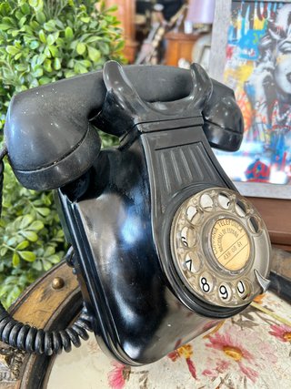 Teléfono Baquelita Vintage Telefónica Años 50