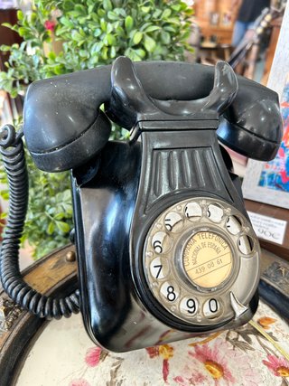 Teléfono Baquelita Vintage Telefónica Años 50