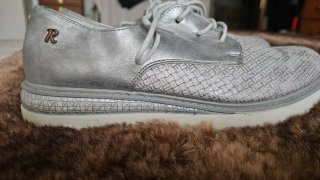 Zapatos Refresh plateados talla 39