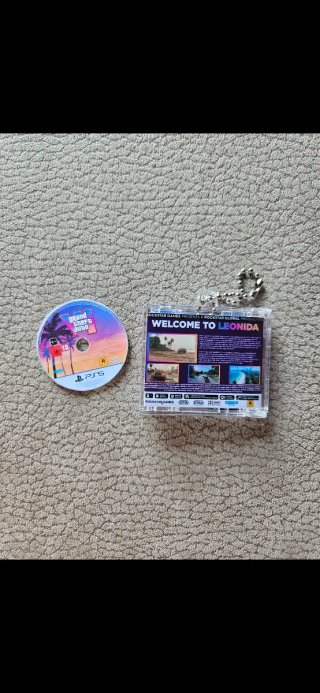 Grand Theft Auto VI mini cd NFC keychain