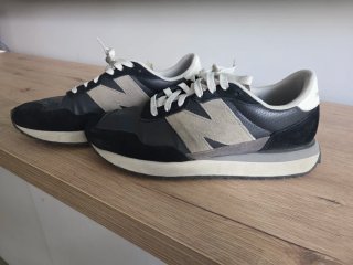 New Balance 237 nere grigie taglia 44.5