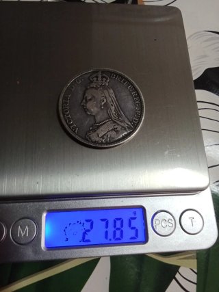Corona Inglesa Reina Victoria Plata 1890