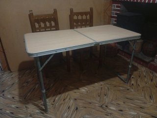 Mesa plegable camping para 4-6 personas Decathlon
