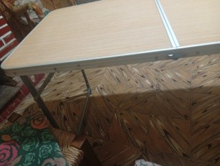 Mesa plegable camping para 4-6 personas Decathlon