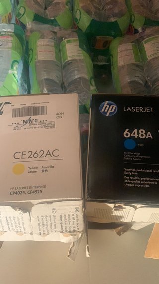 Toner HP CE261A e CE262AC