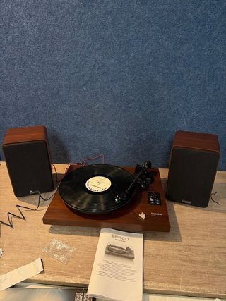 Tocadiscos Lenco LS-600WA Negro Marrón