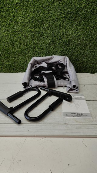 Asiento plegable con gancho para bebé, silla de mesa rápida