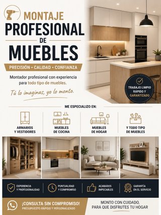 Montador de todo tipo de muebles