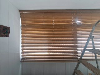 Persianas venecianas de madera