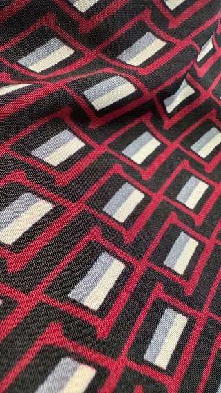 Jersey viscosa fantasia geometrica