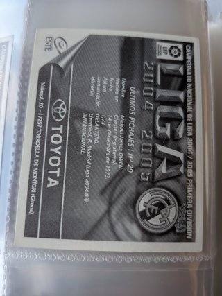 Liga Este 2004-05. Completa y sin pegar