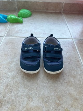Zapatillas Garvalin Lona Azul Marino Talla 23