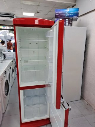 Nevera Roja Estilo Vintage 187,cm Garantía + Envió