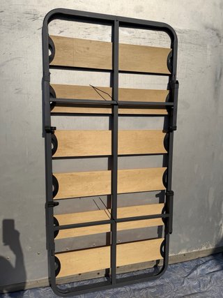 Somier Plegable 90x190cm Metal/Madera