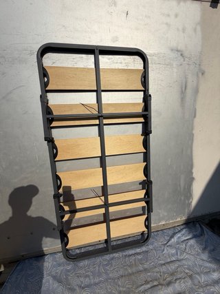 Somier Plegable 90x190cm Metal/Madera