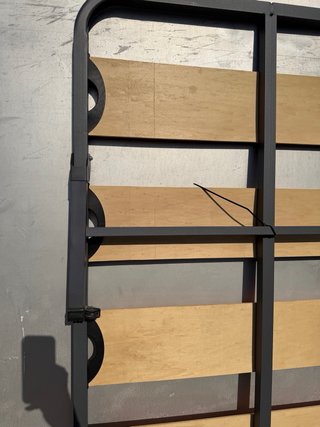 Somier Plegable 90x190cm Metal/Madera