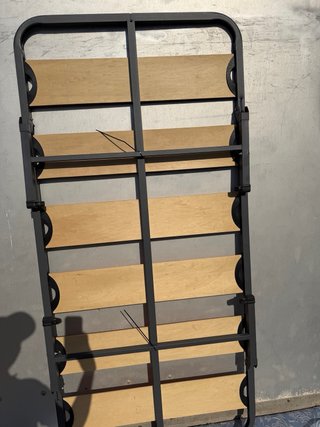Somier Plegable 90x190cm Metal/Madera
