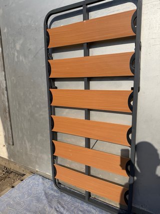 Somier Plegable 90x190cm Metal/Madera