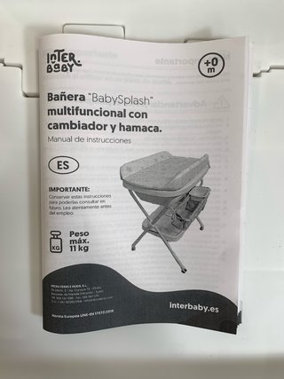 Bañera Cambiador Bebe Inter Baby BA005