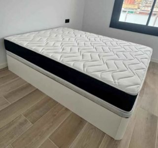 Canapé abatible madera con Colchón