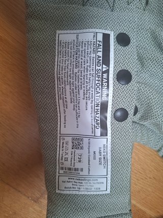 Mochila porteo Neko Baby ergonómica con bolsa tela