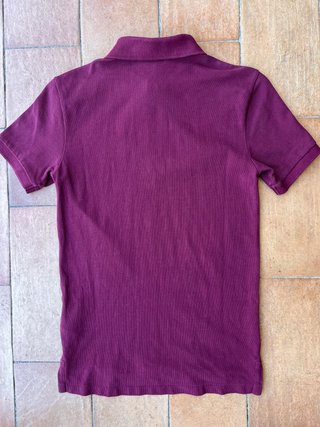 Polo Ralph Lauren XS Bordeaux Maniche Corte Uomo