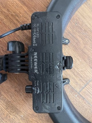 Aro de luz LED con trípode y filtros
