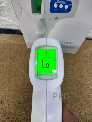Termómetro para la fiebre sin contacto con infrarrojos