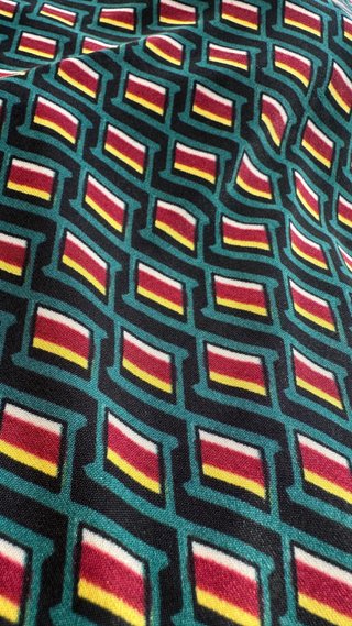 Jersey viscosa fantasia geometrica