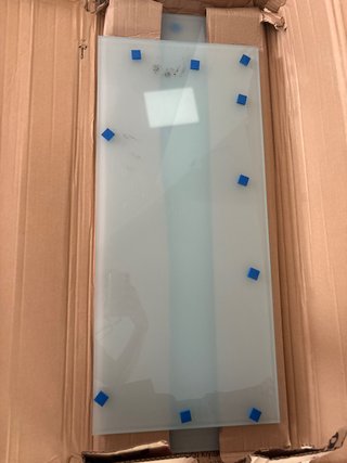 Cristal templado traslúcido seguridad 70x 32cm