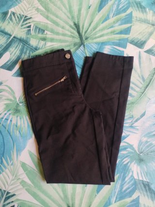 Pantalón negro Mango Talla 36