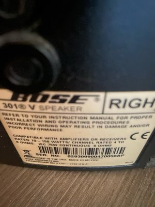 Altavoces Bose Negro/Plata